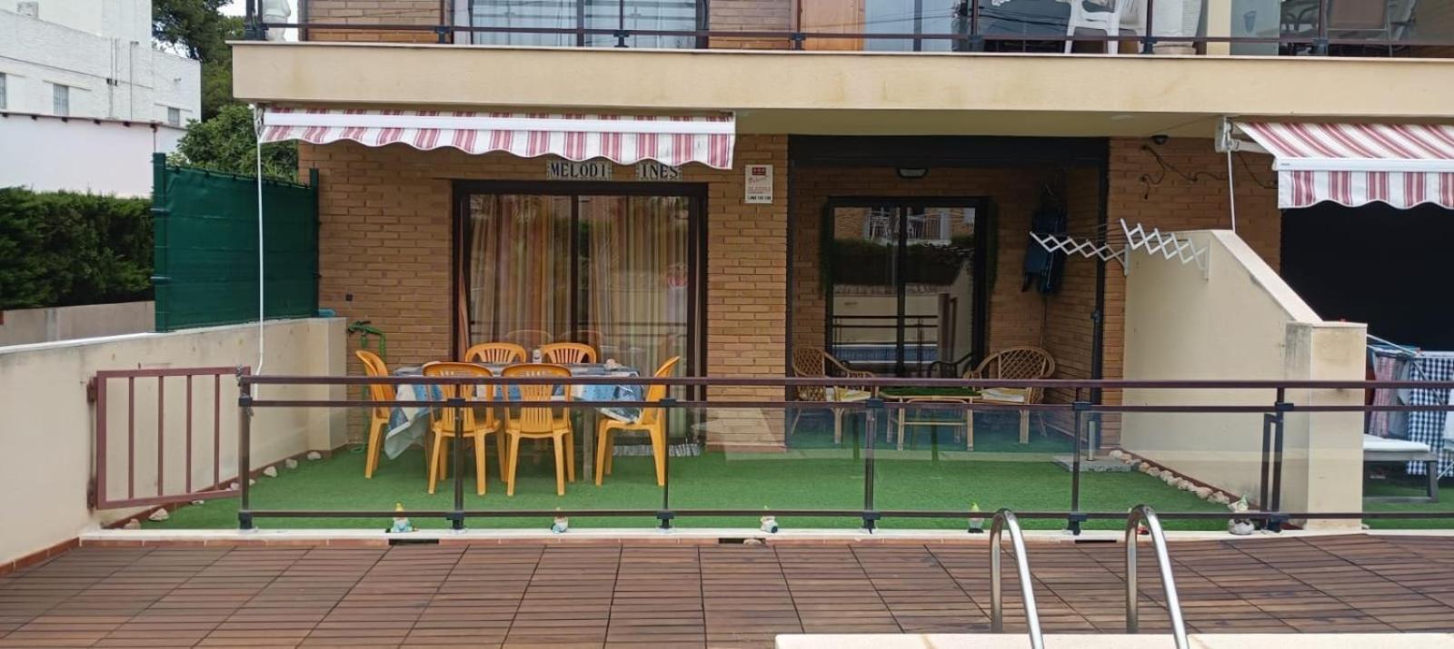 Apartamento Con Terraza Y Acceso Directo A La Piscina Y A 50 M De La Playa Miami Playa Εξωτερικό φωτογραφία